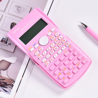 得力D82TM函数计算器(粉红)