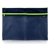 得力5841_A4透气双层柔质收纳袋(深蓝)
