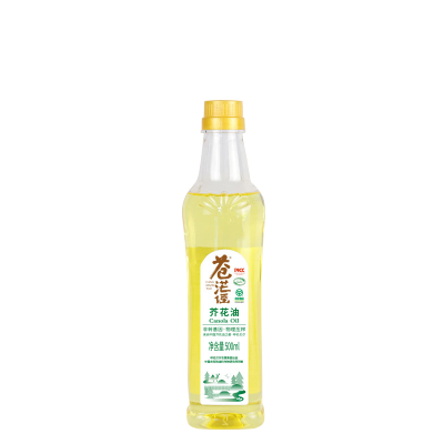 苍茫谣芥花油食用油非转基因家用小瓶菜籽油低芥酸500ml