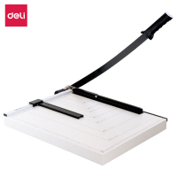 得力8012切纸机裁纸机照片刀切纸板钢质切纸刀裁纸刀多规格 可裁切A3及以下规格