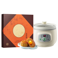 五芳斋(WU FANG ZHAI) 中秋礼包套餐五(五芳斋秀锦月饼礼盒+小熊DDG-D20W3电炖锅2L)