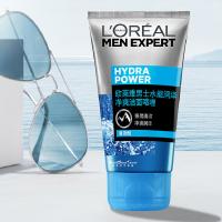 欧莱雅(L'OREAL) 男士水能润泽净爽洁面者哩 洗面奶 100ml