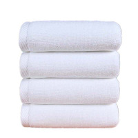 羽画 酒店用铂金段浴巾 500克 白色