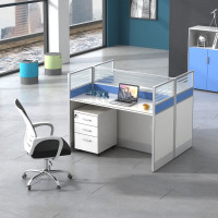 海邦 办公桌职员桌写字台现代简约办公电脑桌1.2米
