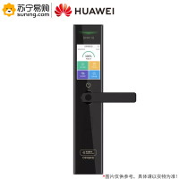 华为(HUAWEI) 触控屏智能锁 青稞 Q7 玄英黑（支持HUAWEIHILINK)