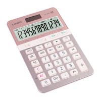 卡西欧(CASIO)JS-40B-PK 时尚办公计算器14位