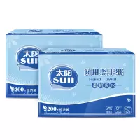 洁柔擦手纸200抽太阳商用sc202-24A