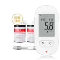 企购优品 血糖仪家用智能免调码580血糖测试仪 (赠50片试纸+50支采血针)
