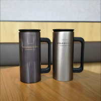 星巴克彰显本色不锈钢原色桌面杯