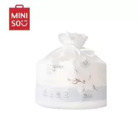 名创优品 (miniso) 丁香医生推荐-棉柔珍珠纹卷抽式棉柔洁面巾洗脸巾卸妆专用棉柔巾[90抽20*20]