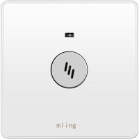 mling 声控开关 86型暗装声控感应开关 工程款 ML/01532 单位:个