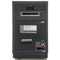 得力(deli) 3632保险箱/保险柜家用办公系列密码保管柜小型投币全钢65cm 3632