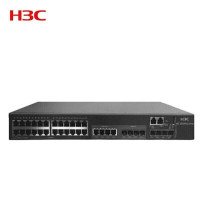 华三(H3C)企业级核心网络交换机 LS-6520-24S-SI 24口万兆三层网管多速率 含单电源 商用