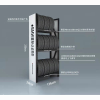 落地货架置物架横梁可上下调节,侧面黏贴PVC硬片印刷Logo