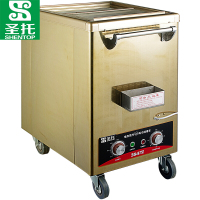 圣托(Shentop)湿毛巾加热消毒柜 幼儿园电热蒸汽保温毛巾车 大容量推车式毛巾消毒车 QTP120-Q14