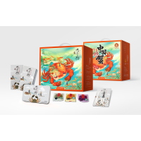 名物 阳澄湖有机大闸蟹599型(3.2两公蟹*4+2.2两母蟹*4)