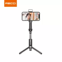 锐思(Recci) RHO-P01云台手机自拍杆三脚架两用可调节兼容多系列 黑色
