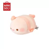 名创优品(miniso) 解压毛绒公仔系列创意玩偶-元气食堂(甜虾崽)