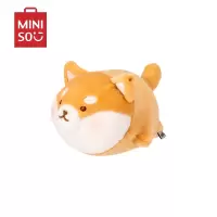 名创优品(miniso) 解压毛绒公仔系列创意玩偶-萌宠家族(柴犬崽)