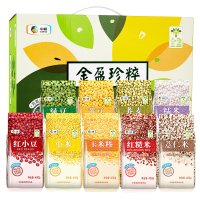 中粮金盈珍粹杂粮礼盒(绿豆+荞麦米+红小豆+小米+糯米+红糙米+玉米糁+黄豆+薏仁米)