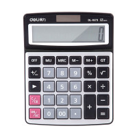 得力(deli)1673 桌面计算器 (银)(台)