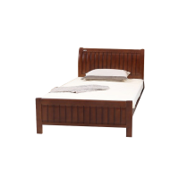 华菏 实木床员工宿舍床简易实木床 1.2米接待床 1.2米实木床+5cm床垫