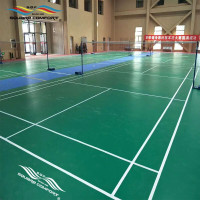 星加坊运动地胶羽毛球运动地胶室内乒乓球篮球场健身房防滑pvc塑胶地垫荔枝纹3.5mm
