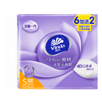 维达(Vinda)抽纸立体美三层100抽*8包纸巾(S规格)(家乐福)