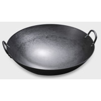 铁匠 45cm 手工双耳铁锅/炒锅