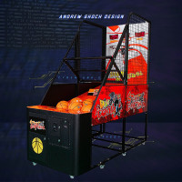 星加坊投篮机篮球机 成人儿童电子投币游戏投篮机篮球机大型室内电玩城设备街头篮球机(含运费 不含安装)