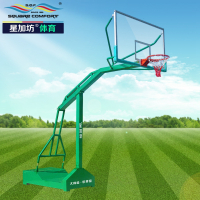星加坊篮球架 成人户外标准健身篮球架 移动篮球架 学校训练篮球架 单臂篮球架（包运费安装）