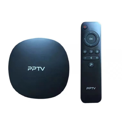 PPTV Q1盒子 (足球通版)4K超高清 智能网络电视机顶盒 支持H.256解码 网络盒子 海量体育影视资源