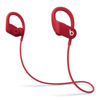 Beats PowerBeats 无线蓝牙耳机挂脖式魔音运动跑步耳机 PowerBeats4 红色