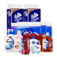 600档中秋福利套餐2-2(维达软抽+维达卫卷+洗护组合+威露士洗衣液+威露士消毒液)
