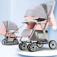 婴儿推车可坐可躺可摇可折叠 减震婴儿车(辆)