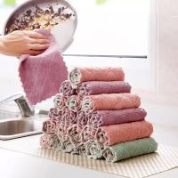 毛巾吸水不易掉毛抹布 厨房家务清洁布小号/条(BY)