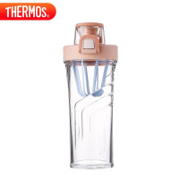 膳魔師(THERMOS)TP4086M朱一龙同款便携运动Tritan塑料水杯500ML蛋白粉奶昔摇摇杯