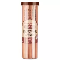 广博 简·木铅笔 QB9561D HB 黑色(桶)