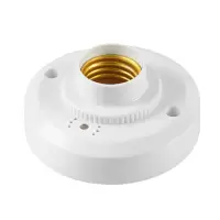 陕纵缆 声控LED灯开关灯座 陶瓷220V 40W单位：个
