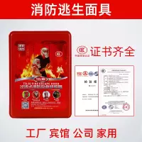 唐安消防(TANGAN FIRE FIGHTING 面具防毒防烟防火面罩3c酒店宾馆逃生火灾家用自救呼吸器
