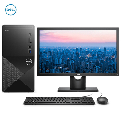 戴尔(DELL)成就3890 商用台式电脑 23.8英寸屏(I5-11400 16GB 1TB+256GB固态 2G独显 无光驱 W10H)