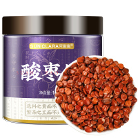 SUN CLARA酸枣仁125g/瓶 炒制熟酸枣仁茶汤 熟酸枣仁 酸枣仁膏丸原料 可配百合茯苓