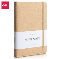 得力22234便携记事本(黄色)(本)