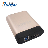 润普科技(RunPU) RP-500 视频采集卡hdmi/sdi高清会议ps4直播USB外置电脑图像录制盒(G)
