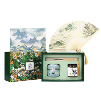 等蜂来 国风百花呈瑞蜂蜜组合(洋槐250g+花果茶X8袋)