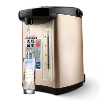 美的（Midea）电热水瓶 304不锈钢热水壶5L电水壶多段温控烧水自动出水热水壶