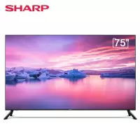 夏普(SHARP)4T-Z75B3CA 75英寸 全面屏4K超高清HDR10智能液晶电视机平板电视 GD