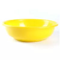 塑料脸盆 加厚洗漱面盆 黄色