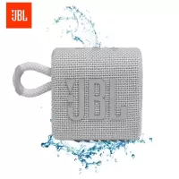 JBL GO3音乐金砖三代 便携式蓝牙音箱 低音炮 户外音箱 迷你小音响 快充电长续航 防水防尘设计 白色