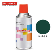 三和(SANVO)普通色 手摇自动喷漆 工业油漆 12支/箱 No.10墨绿色